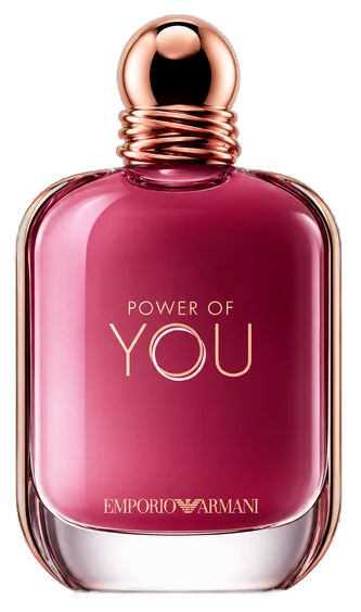 Frasco real de Giorgio Armani Power of You, sin fondo