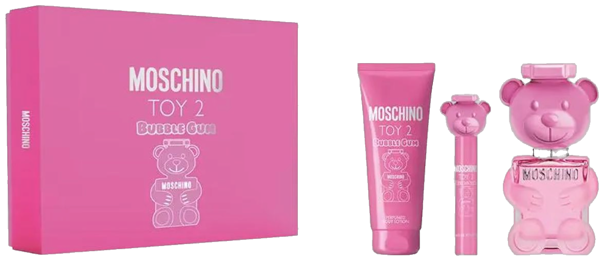 Frasco real de Moschino Toy 2 Bubble Gum + EDT / bl, sin fondo