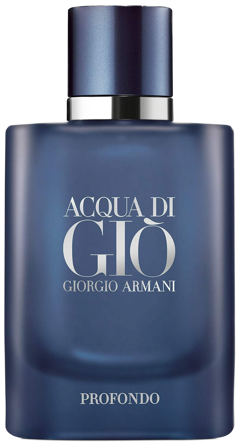 Frasco real de Giorgio Armani Acqua di Giò Profondo EDP, sin fondo